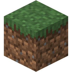 Grass block from Minecraft